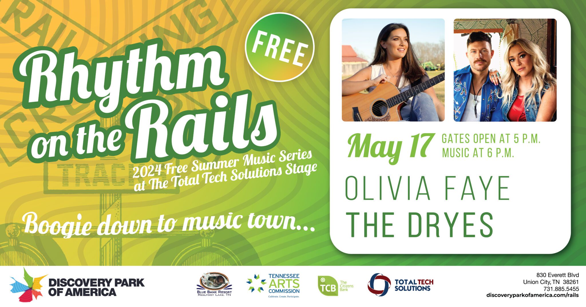 Rhythm on the Rails: Olivia Faye + The Dryes