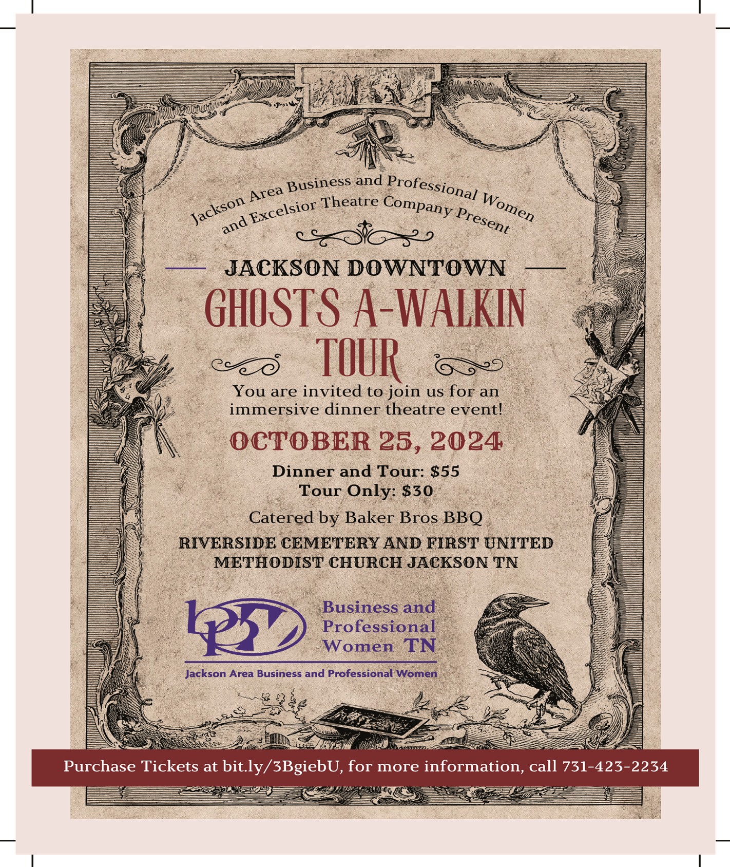 Jackson Area Business and Professional Women's Ghosts A-Walking Tour